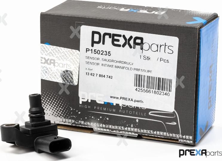 PREXAparts P150235 - Датчик, тиск у впускний трубі autocars.com.ua