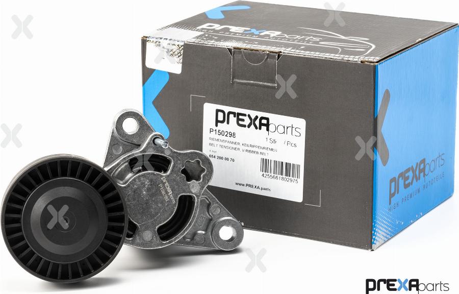 PREXAparts P150298 - Натягувач ременя, клинові зуб. autocars.com.ua