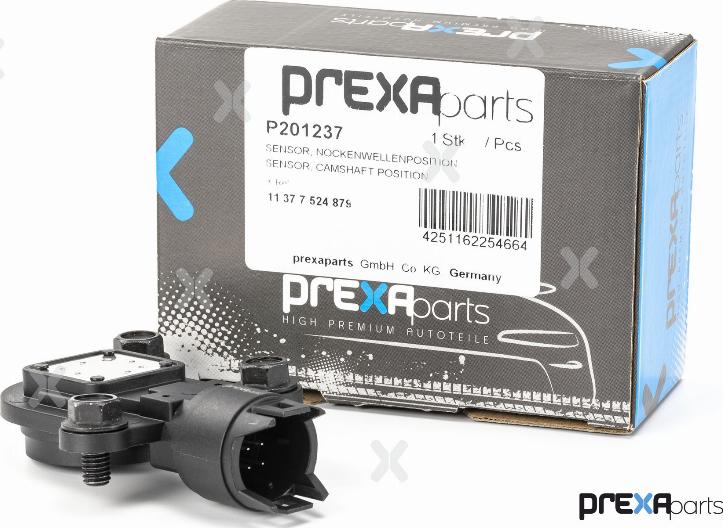 PREXAparts P201237 - Датчик, положення розподільного валу autocars.com.ua