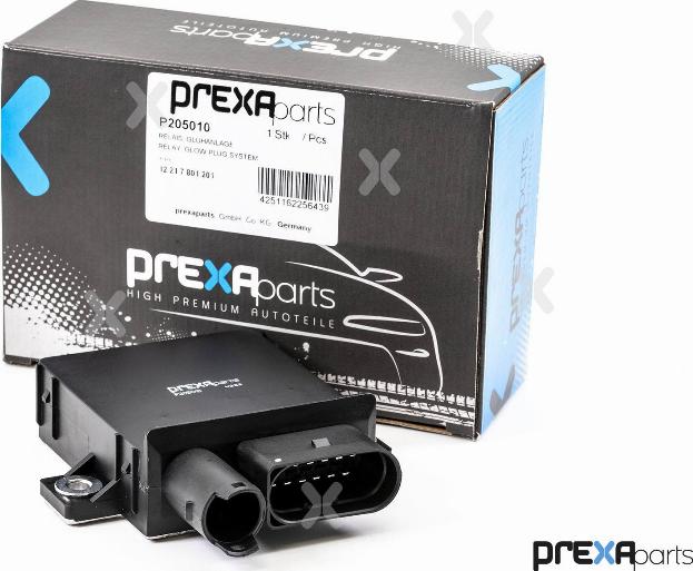 PREXAparts P205010 - Реле, система розжарювання autocars.com.ua