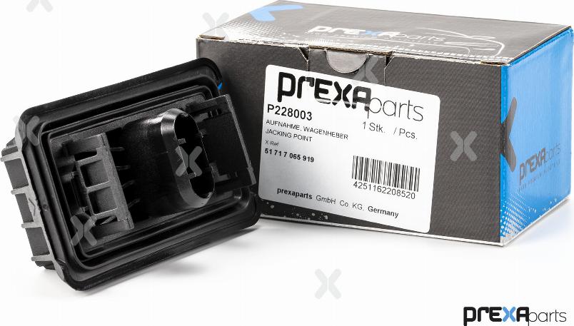 PREXAparts P228003 - Кріплення, автомобільний домкрат autocars.com.ua