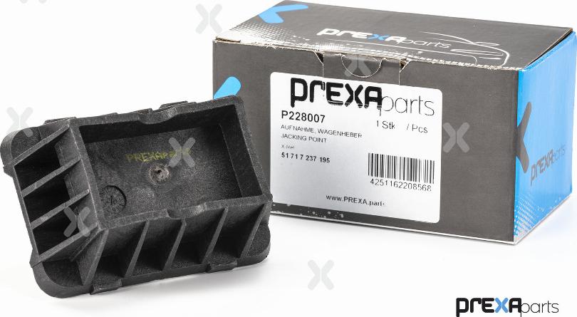 PREXAparts P228007 - Крепление, автомобильный домкрат avtokuzovplus.com.ua