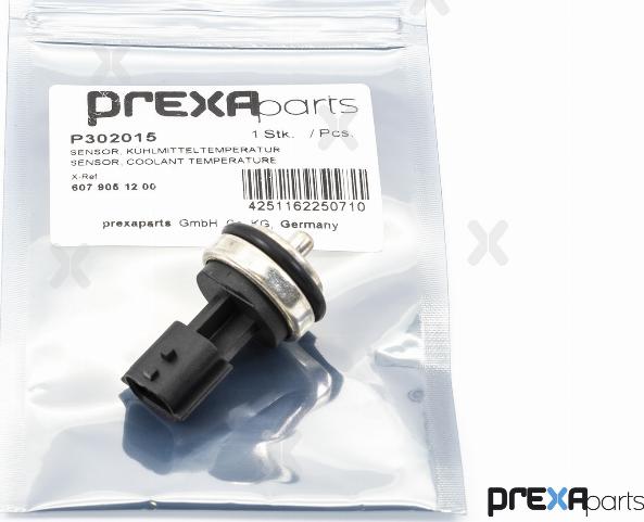 PREXAparts P302015 - Датчик, температура охолоджуючої рідини autocars.com.ua
