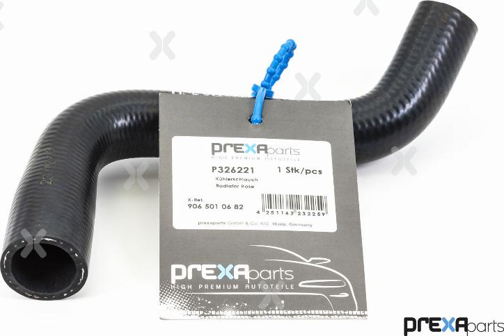 PREXAparts P326221 - Шланг радіатора autocars.com.ua