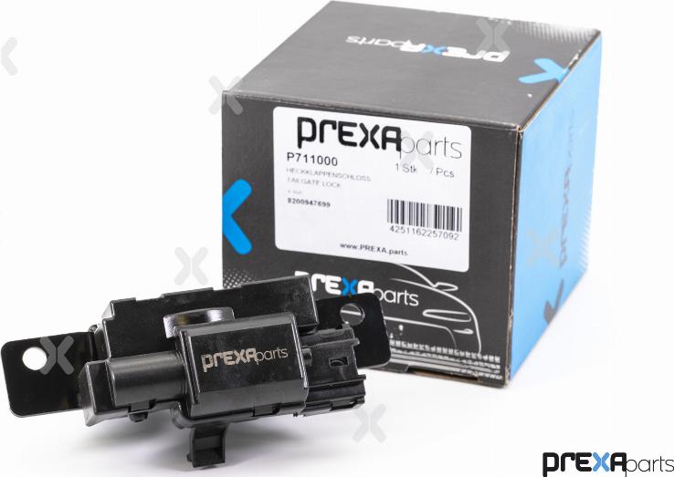 PREXAparts P711000 - Замок задніх дверей autocars.com.ua