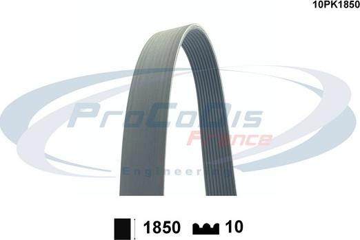 Procodis France 10PK1850 - Поликлиновой ремінь autocars.com.ua