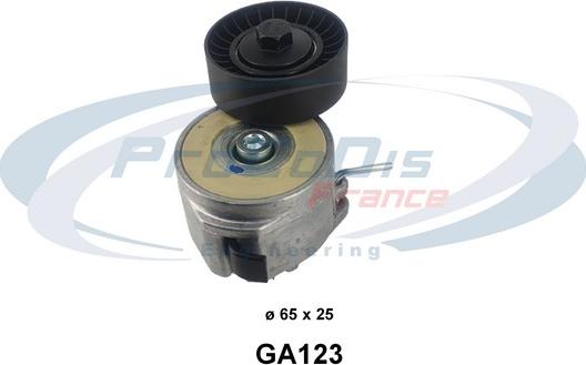 Procodis France GA123 - Натягувач ременя, клинові зуб. autocars.com.ua
