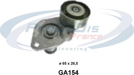 Procodis France GA154 - Натягувач ременя, клинові зуб. autocars.com.ua