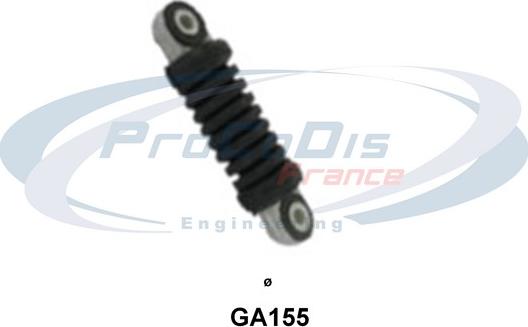 Procodis France GA155 - Натягувач ременя, клинові зуб. autocars.com.ua