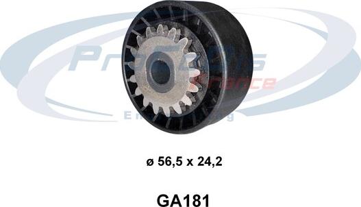 Procodis France GA181 - Натягувач ременя, клинові зуб. autocars.com.ua