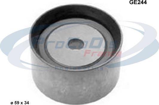 Procodis France GE244 - Паразитний / Провідний ролик, зубчастий ремінь autocars.com.ua