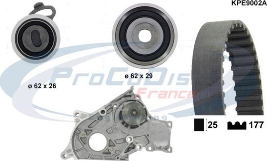 Procodis France KPE9002A - Водяной насос + комплект зубчатого ремня autodnr.net