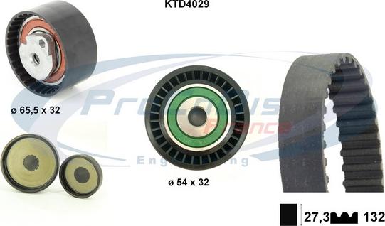 Procodis France KTD4029 - Комплект ременя ГРМ autocars.com.ua