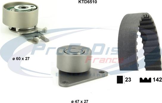 Procodis France KTD6510 - Комплект ремня ГРМ autodnr.net