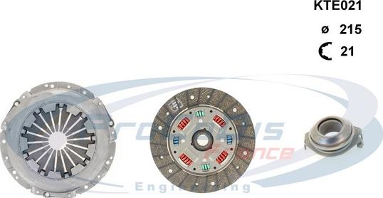 Procodis France KTE021 - Комплект сцепления autodnr.net