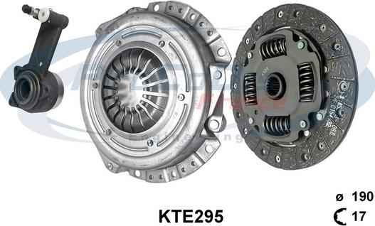 Procodis France KTE295 - Комплект зчеплення autocars.com.ua