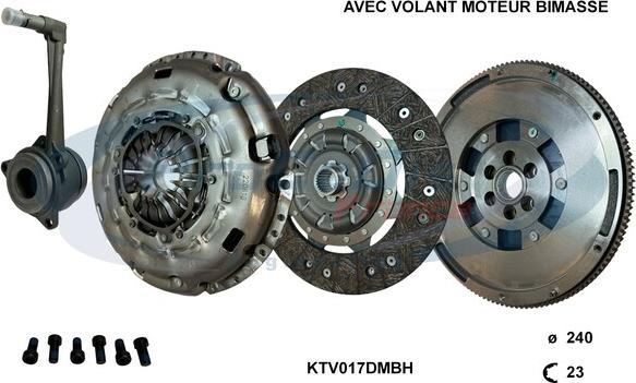 Procodis France KTV017DMBH - Комплект сцепления autodnr.net