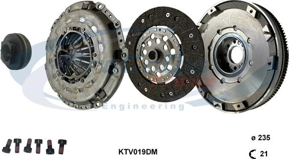 Procodis France KTV019DM - Комплект зчеплення autocars.com.ua