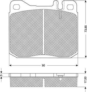 Procodis France PF10222 - Тормозные колодки, дисковые, комплект autodnr.net