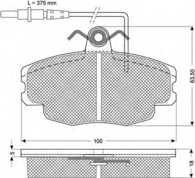 Dynamatrix DBP720 - Тормозные колодки, дисковые, комплект avtokuzovplus.com.ua