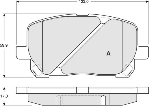 Procodis France PF1367 - Гальмівні колодки, дискові гальма autocars.com.ua