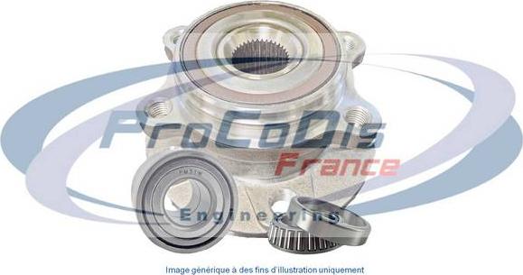 Procodis France R4076 - Комплект підшипника маточини колеса autocars.com.ua