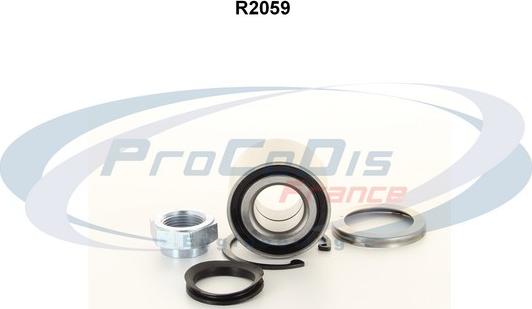 Procodis France R2059 - Комплект підшипника маточини колеса autocars.com.ua