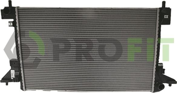 Profit 1740-0392 - Радіатор, охолодження двигуна autocars.com.ua