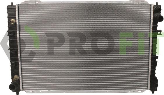 Profit 1740-0595 - Радіатор, охолодження двигуна autocars.com.ua