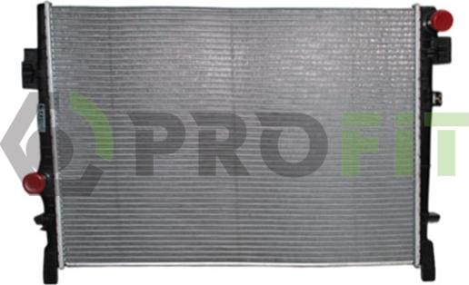 Profit 1740-6001 - Радіатор, охолодження двигуна autocars.com.ua