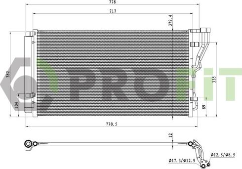 Profit 1770-0147 - Конденсатор кондиционера autodnr.net