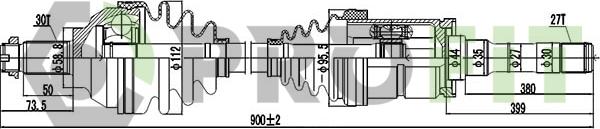 Profit 2730-3031 - Приводной вал avtokuzovplus.com.ua