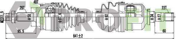Profit 2730-3079 - Приводной вал autodnr.net