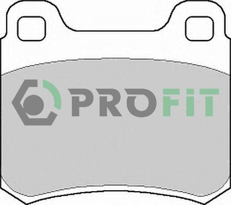 Profit 5000-0328 - Тормозные колодки, дисковые, комплект autodnr.net