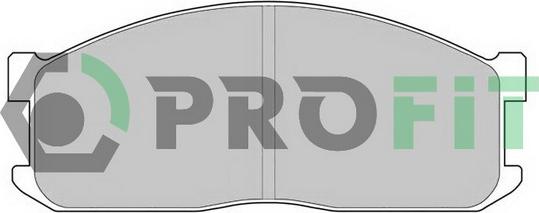 Profit 5000-0547 - Тормозные колодки, дисковые, комплект avtokuzovplus.com.ua