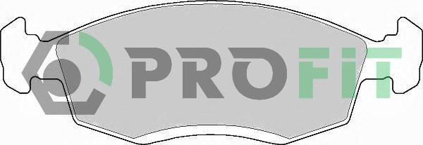 Profit 5000-0579 - Тормозные колодки, дисковые, комплект avtokuzovplus.com.ua