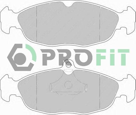 Profit 5000-0732 - Тормозные колодки, дисковые, комплект avtokuzovplus.com.ua