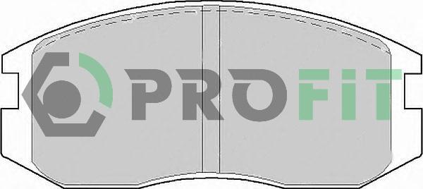 Profit 5000-0759 - Тормозные колодки, дисковые, комплект avtokuzovplus.com.ua