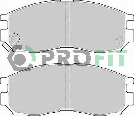 Profit 5000-0764 - Тормозные колодки, дисковые, комплект autodnr.net