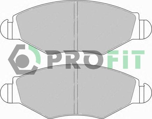 Profit 5000-1378 - Тормозные колодки, дисковые, комплект avtokuzovplus.com.ua