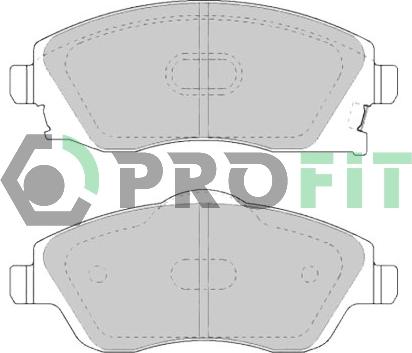 Profit 5000-1424 - Гальмівні колодки, дискові гальма autocars.com.ua