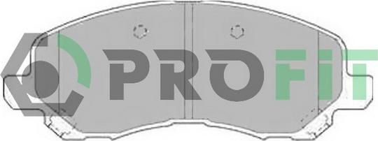 Profit 5000-1621 - Тормозные колодки, дисковые, комплект autodnr.net