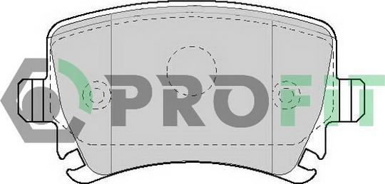 Profit 5000-1636 C - Тормозные колодки, дисковые, комплект autodnr.net