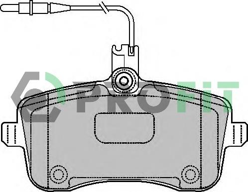 Profit 5000-1725 - Тормозные колодки, дисковые, комплект avtokuzovplus.com.ua