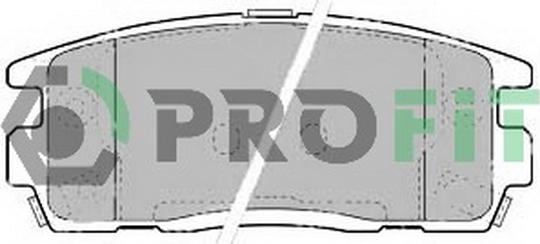 Profit 5000-1935 - Тормозные колодки, дисковые, комплект autodnr.net