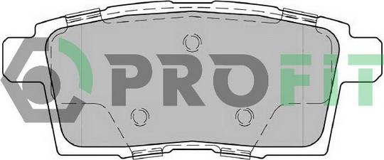 Profit 5000-2020 - Тормозные колодки, дисковые, комплект autodnr.net