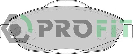 Profit 5000-4003 - Тормозные колодки, дисковые, комплект autodnr.net
