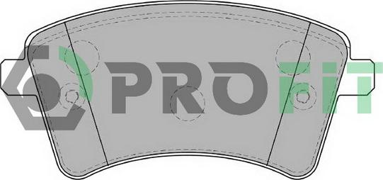 Profit 5000-4185 - Тормозные колодки, дисковые, комплект avtokuzovplus.com.ua