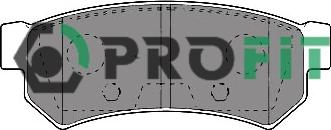 Profit 5000-4295 - Тормозные колодки, дисковые, комплект autodnr.net