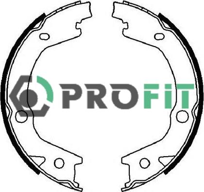 Profit 5001-4021 - Комплект гальм, барабанний механізм autocars.com.ua